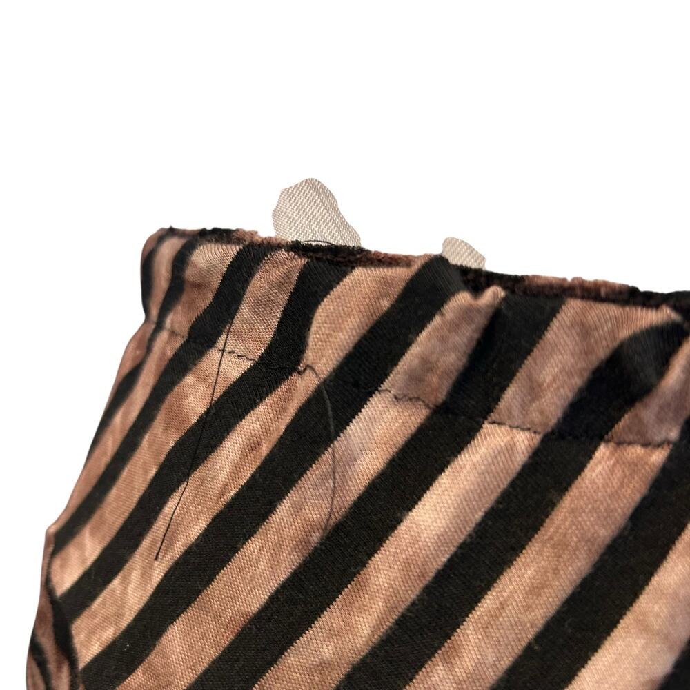 Vintage Abstract Black Brown Maxi Skirt Small - Picture 8 of 10
